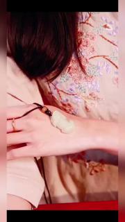 和田玉吊坠男女款招财纳福貔貅项链无事牌情人节